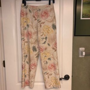 Talbots Floral Dress Pants